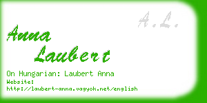 anna laubert business card